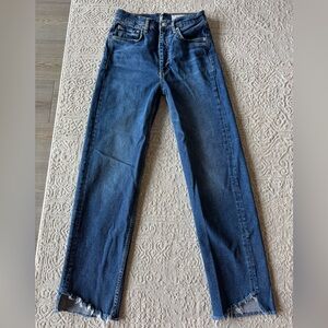 rag & bone women’s Harlow mid-rise straight jean